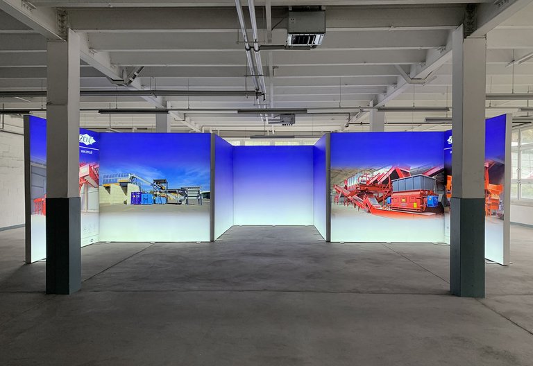 LED exhibition stand - ALU STAR - ZENO GmbH