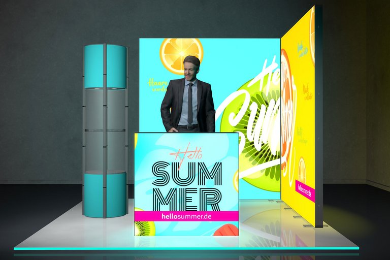 Package d'exposition LED 5 pour stand de 3x3 m Package d'exposition LED 5 pour stand de 3x3 m