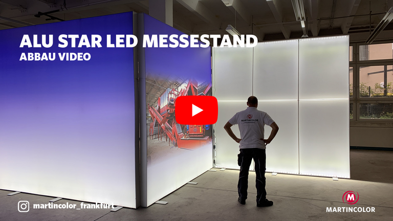 Vídeo desmontaje stand exposición LED