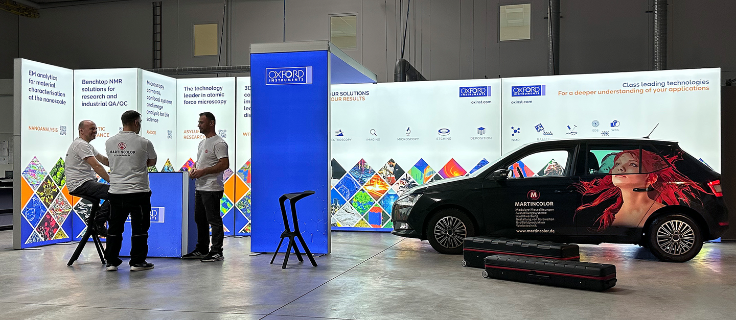 LED exhibition stand references from MARTINCOLOR