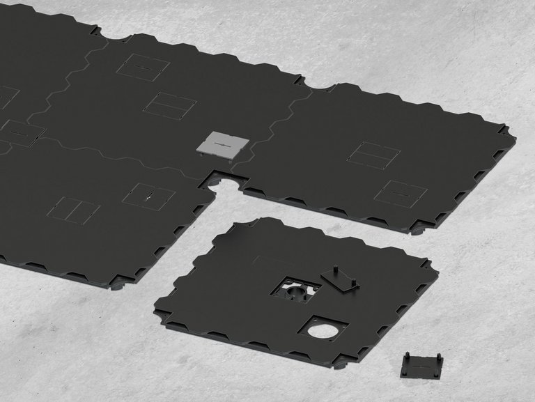 Sol d'exposition OCTAeco floor - détail