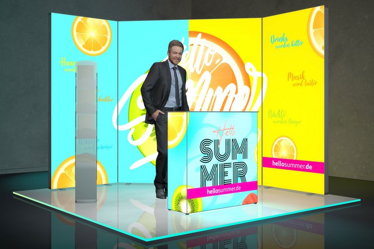 Package d'exposition LED 4 pour stand de 3x3 m Package d'exposition LED 4 pour stand de 3x3 m